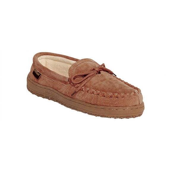Old Friend Footwear Old Friend Cloth Lined Loafer Slipper Brown | 484132 215