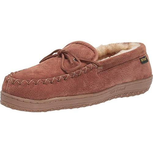 Old Friend Men s Loafer Moc Slipper Chestnut 421167 CHS2 Walmart