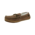 thumbnail image 1 of Old Friend Mens Leather Soft Sole Moccasin Slippers, 1 of 3