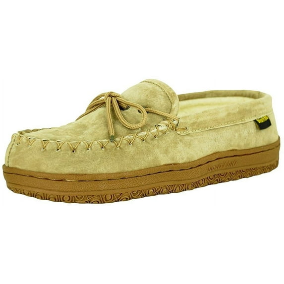 Old Friend Slippers Womens Terry Cloth Moccasin Chestnut 484132