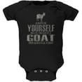 thumbnail image 1 of Old Glory Always Be Yourself Goat Short Sleeve Graphic Baby One Piece, 1 of 6