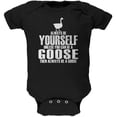 thumbnail image 1 of Old Glory Always Be Yourself Goose Short Sleeve Graphic Baby One Piece, 1 of 6