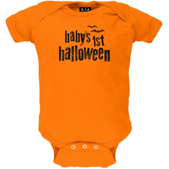 Old Glory Baby's 1st Halloween Short Sleeve Baby One Piece