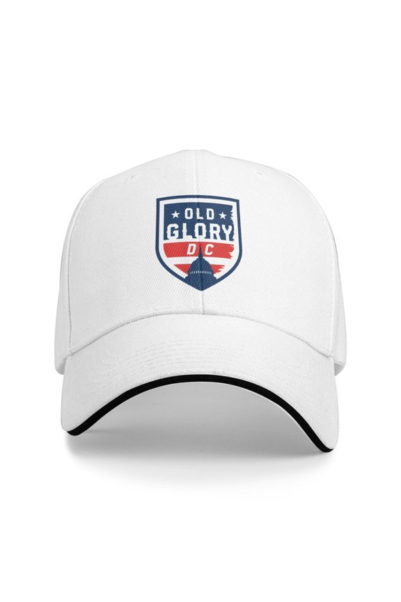 Old Glory Dc Hat Unisex Casual Baseball Cap With Adjustable Strap And Breathable Design