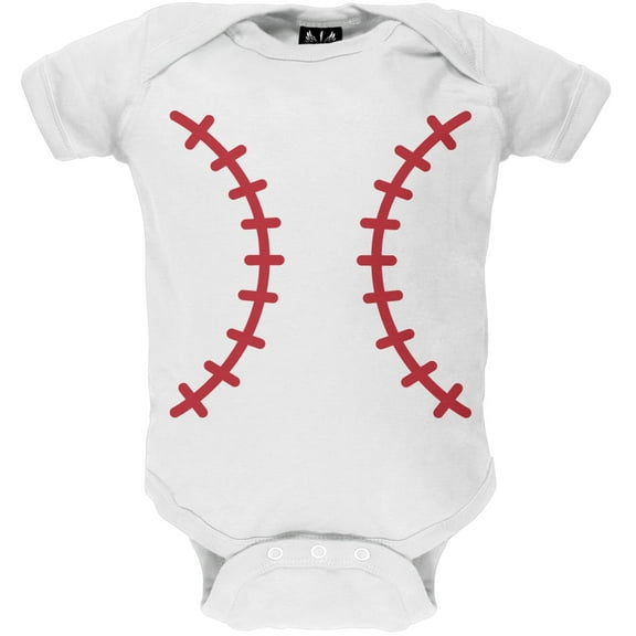 Old Glory Halloween Baseball Costume Short Sleeve Graphic Baby One Piece
