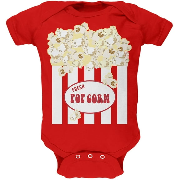 Old Glory Halloween Popcorn Costume Short Sleeve Graphic Baby One Piece