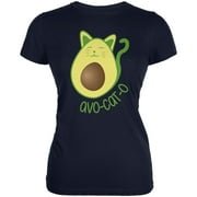 Old Glory Juniors Avocado Cat Avocato Short Sleeve Graphic T Shirt