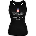 thumbnail image 1 of Old Glory Juniors Don't Do Calm Puerto Rican Sleeveless Graphic Tank Top, 1 of 6