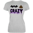 thumbnail image 1 of Old Glory Juniors Halloween Bat Poop Crazy Short Sleeve T Shirt, 1 of 6