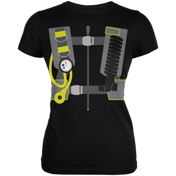 Old Glory Juniors Halloween Scuba Diver Costume Short Sleeve T Shirt