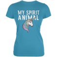 thumbnail image 1 of Old Glory Juniors My Spirit Animal Unicorn Short Sleeve Graphic T Shirt, 1 of 1