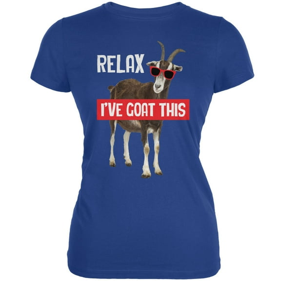 Old Glory Juniors Relax I've Goat Got This Short Sleeve Graphic T Shirt