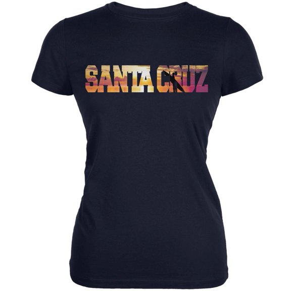 Old Glory Juniors Santa Cruz Sunset Short Sleeve Graphic T Shirt