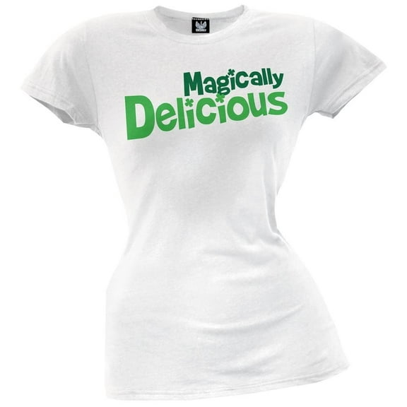 Old Glory Juniors St. Patricks Day Magically Delicious Short Sleeve Graphic T Shirt
