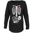 thumbnail image 1 of Old Glory Maternity Halloween Baby Girl Skeleton Long Sleeve T Shirt, 1 of 6