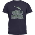 thumbnail image 1 of Old Glory Mens Always Be Yourself Hammerhead Shark Short Sleeve Graphic T Shirt, 1 of 6