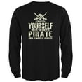 thumbnail image 1 of Old Glory Mens Always Be Yourself Pirate Long Sleeve Graphic T Shirt, 1 of 6