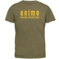 thumbnail image 1 of Old Glory Mens Anime Because Real Life Sucks Short Sleeve Graphic T Shirt, 1 of 6