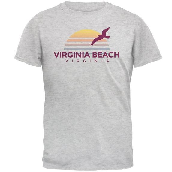 Old Glory Mens Beach Sun Virginia Beach Virginia Short Sleeve Graphic T Shirt