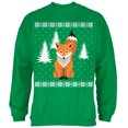 thumbnail image 1 of Old Glory Mens Big Fox Ugly Christmas Sweater Long Sleeve Sweatshirt, 1 of 6