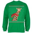 thumbnail image 1 of Old Glory Mens Big Giraffe Scarf Ugly Christmas Sweater Long Sleeve Sweatshirt, 1 of 6