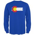 thumbnail image 1 of Old Glory Mens Born and Raised Colorado State Flag Long Sleeve Graphic T Shirt, 1 of 6