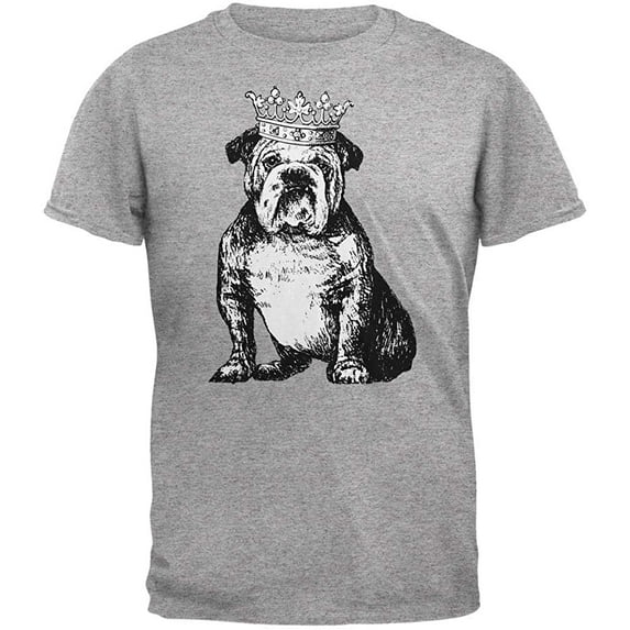 Old Glory Mens Bulldog Crown Short Sleeve Graphic T Shirt