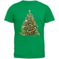 thumbnail image 1 of Old Glory Mens Cats In Christmas Tree Short Sleeve T Shirt, 1 of 6