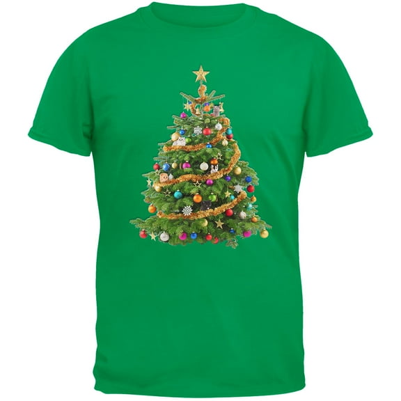 Old Glory Mens Cats In Christmas Tree Short Sleeve T Shirt