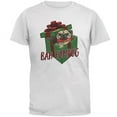 thumbnail image 1 of Old Glory Mens Christmas Bah Humpug Grumpy Scrooge Pug Gift Short Sleeve T Shirt, 1 of 6
