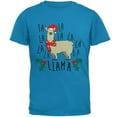 thumbnail image 1 of Old Glory Mens Christmas Fa La Llama Short Sleeve T Shirt, 1 of 6
