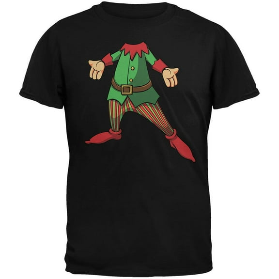 Old Glory Mens Christmas Happy Elf Short Sleeve T Shirt