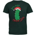 thumbnail image 1 of Old Glory Mens Christmas Pickle Hide And Seek Funny Short Sleeve T Shirt, 1 of 5