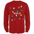 thumbnail image 1 of Old Glory Mens Christmas So Lit Long Sleeve T Shirt, 1 of 6