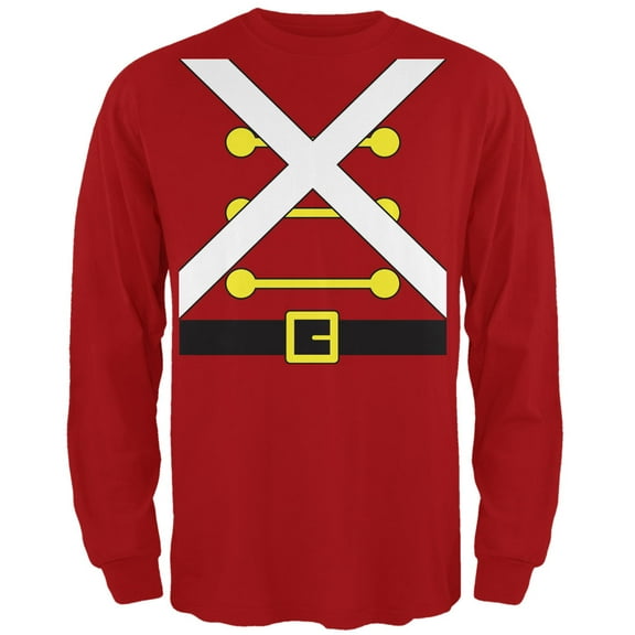 Old Glory Mens Christmas Toy Soldier Costume Long Sleeve T Shirt