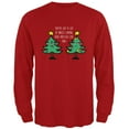 thumbnail image 1 of Old Glory Mens Christmas Tree You've Got a Lot of Balls Funny Long Sleeve T Shirt, 1 of 6