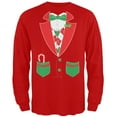 thumbnail image 1 of Old Glory Mens Christmas Tuxedo Costume Long Sleeve T Shirt, 1 of 6