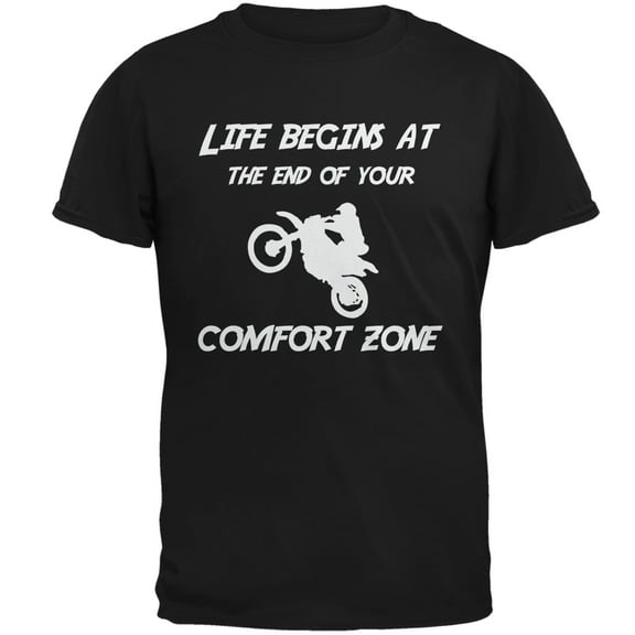 Old Glory Mens Comfort Zone Dirt Bike Short Sleeve Graphic T Shirt