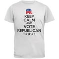 thumbnail image 1 of Old Glory Mens Election Keep Calm Vote Republican Short Sleeve Graphic T Shirt, 1 of 6