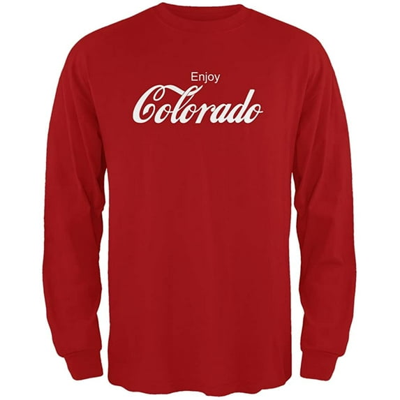 Old Glory Mens Enjoy Colorado Long Sleeve Graphic T Shirt
