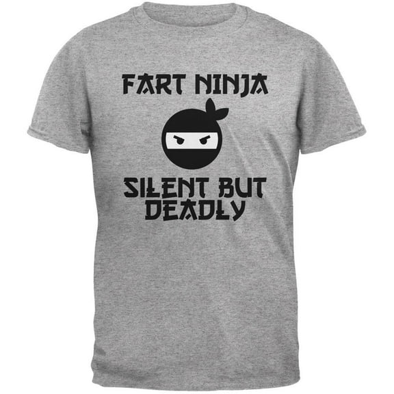 Old Glory Mens Fart Ninja Short Sleeve Graphic T Shirt