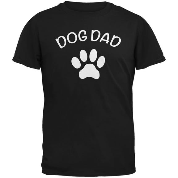 Old Glory Mens Father's Day Dog Dad Short Sleeve Graphic T Shirt