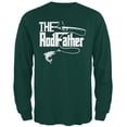 thumbnail image 1 of Old Glory Mens Father's Day Rod Father Fishing Long Sleeve Graphic T Shirt, 1 of 6