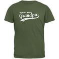 thumbnail image 1 of Old Glory Mens Father's Day World's Best Grandpa Short Sleeve Graphic T Shirt, 1 of 6