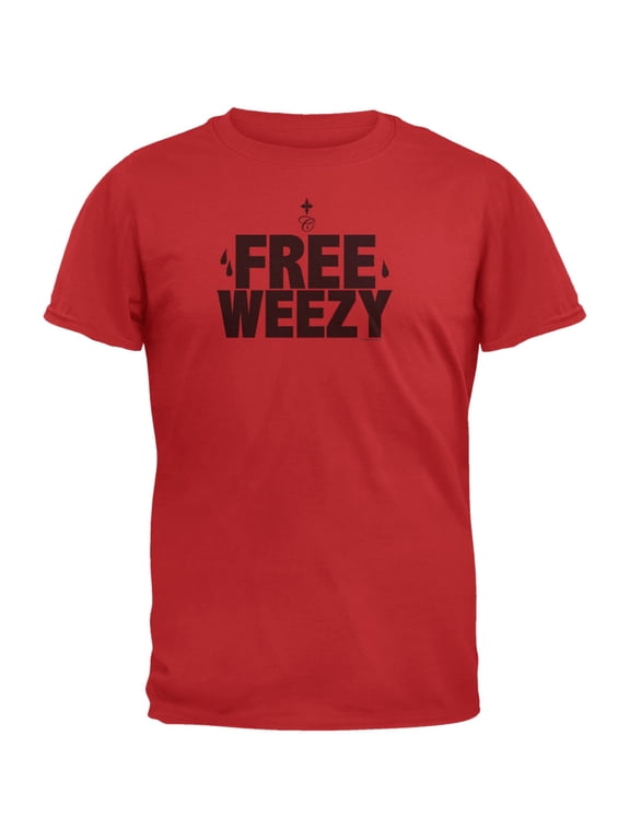 Mens Free Weezy Short Sleeve Graphic T Shirt