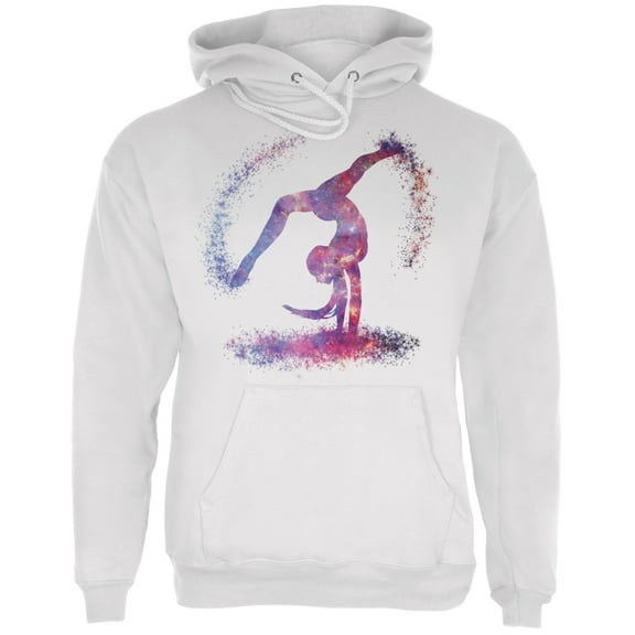 Old Glory Mens Galaxy Gymnast Long Sleeve Graphic Hoodie