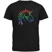 Old Glory Mens Gay Pride LGBT Rainbow Unicorn Short Sleeve Graphic T Shirt
