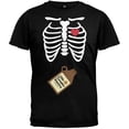 thumbnail image 1 of Old Glory Mens Growler Baby Pregnant Skeleton Halloween Costume Short Sleeve T Shirt, 1 of 5