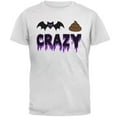 thumbnail image 1 of Old Glory Mens Halloween Bat Poop Crazy Short Sleeve T Shirt, 1 of 6