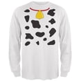 thumbnail image 1 of Old Glory Mens Halloween Cow Costume Long Sleeve Graphic T Shirt, 1 of 6